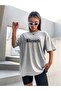 Women's Belesed Printed Oversize Tshirt - 3