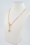 Women's Special Design Zircon Drop Stone and Hand Figured Princess Chain Necklace - 2