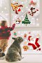 Christmas Sticker Santa Claus Christmas Tree Penguin And Snowflakes Themed - 2