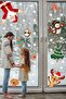 Christmas Sticker Santa Claus Christmas Tree Penguin And Snowflakes Themed - 3