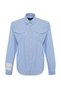 X Sagaza Studio White-Blue Pocket Detail Shirt TPRAW23GO00022 - 11