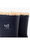 W10207 Splash Nautico Borreguito Brand Unisex Fur Lined Rain Boots Navy Blue - 5