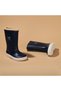 W10207 Splash Nautico Borreguito Brand Unisex Fur Lined Rain Boots Navy Blue - 6