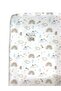 100% Cotton Baby And Child Fitted Sheet And Pillow Case 90x140 Brown Rainbow - 6