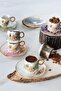 Blaze Peacock Set of 6 Persons 90ml Porcelain Coffee Cup 0128 - 2