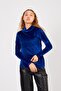 Women's Velvet Blouse - 3