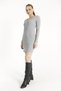 Crew Neck Long Sleeve Bodycon Camisole Dress - 2