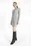 Crew Neck Long Sleeve Bodycon Knitted Dress - 3