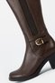 Women's Brown Genuine Leather Boots Size 35-40 - 2