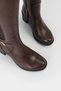 Women's Brown Genuine Leather Boots Size 35-40 - 3