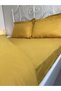 Double Mustard Colored Quilt Cover - 4