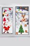 Christmas Sticker Santa Claus Penguin Deer Christmas Tree And Snowflakes - 4