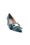 Women's Accessorized Heeled Shoes Green Velvet 2161362821 - 2