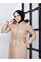 Double Patterned Long Quilted Coat - 2