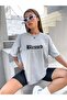 Women's Belesed Printed Oversize Tshirt - 2