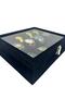 Richbox 12-Piece Watch Box Decorative Corner Protected Suede Black - 3