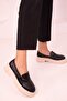 Black-Beige Women's Casual Shoes 17487 - 3