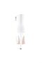 Pointed Toe Thin Heeled Women's Boots White Satin Snake 26233322121452322 - 4