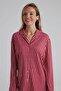 Women's Esk31810 Striped Shirt Pajama Set 23k - 2
