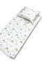 100% Cotton Baby And Child Fitted Sheet And Pillow Case 90x140 Brown Rainbow - 2