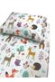 Cotton Baby And Child Elastic Sheet And Pillow Case 70x160 Nature Patterned - 3