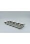 Copper Rectangular Tray for 2 People Silver - 5