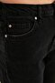 Women's Black Elastic Waist Mom Jeans - 7