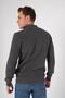 Anthracite Men's 100% Cotton Zippered Stand Collar Pocketed Knitwear Cardigan Trıst-1193 - 3