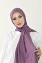 Purple Luxury Combed Cotton Shawl - Women's Hijab Jersey Hijab Lycra Shawl