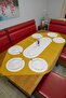 Embroidered Jute Placemat White Placemat, In Set, Durable, Heat Sensitive, Long Lasting, - 2