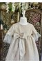 Mink Half Sleeve Girl's Baby Evening Dress Baby Girl Evening Dress - 4