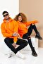 Sirius Group - Basıc Oversize Kapüşonlu Sweatshirt Kanguru Cepli