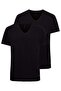 Men'S, Licensed, Uspa, Black, Cotton Short Sleeve V-Neck 2'Li Undershirt