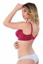 Women's Navy Blue Tulle Detailed Non-Wireless Minimizer Bra 171