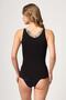 Women's Black Double Cotton Corset Athlete 2830 - 2