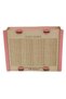 Ebdesing Parabox Target Piggy Bank Pink Cream Color Wooden With Lock - 4