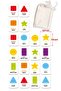 Learning Shapes And Colors Wooden Matching Cards Memory Game Intelligence Cards - 3