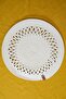 Embroidered Jute Placemat White Placemat, In Set, Durable, Heat Sensitive, Long Lasting, - 5