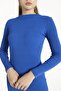 Half Neck Long Sleeve Camisole Dress - 3