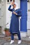 Women's Blue Hijab Seasonal Tracksuit - 6