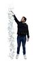 New Year White Garland 240 Cm Thick Lush 250 Branches Luxury New Year Ornament Door Stairs Fireplace Ornament - 2