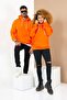 Sirius Group - Basıc Oversize Kapüşonlu Sweatshirt Kanguru Cepli - 2