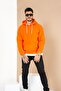 Sirius Group - Basıc Oversize Kapüşonlu Sweatshirt Kanguru Cepli - 3