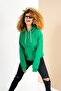 Sirius Group - Basıc Oversize Kapüşonlu Sweatshirt Kanguru Cepli - 4