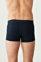 Men's Navy Blue - Cobalt Blue - Navy Blue Melange 3-Piece Boxer - 7