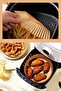 ® 200 Pieces Air Fryer Baking Paper Disposable Oil-Proof Paper Round Plate Model - 5
