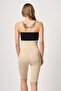 Women's Beige Long Leg Seamless Boxer Corset - 3