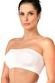 Seamless Strapless Padded Sports Bustier White New Season - 2