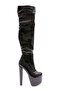 6K8000 Hidden Platform High Heel Boots