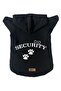 Hooded Sweatshirt Dog And Cat Clothes & Dress - Black Security